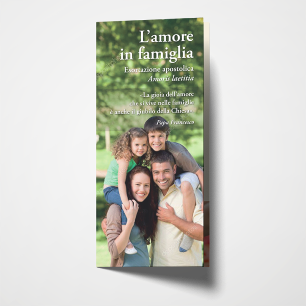 depliant L'amore in famiglia (Amoris Laetitia)