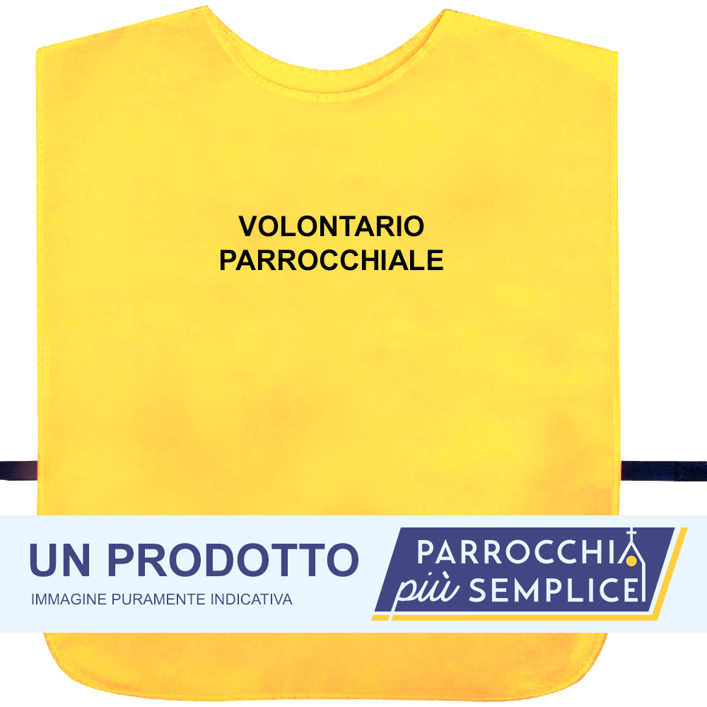 Pettorine per volontari ingresso chiesa