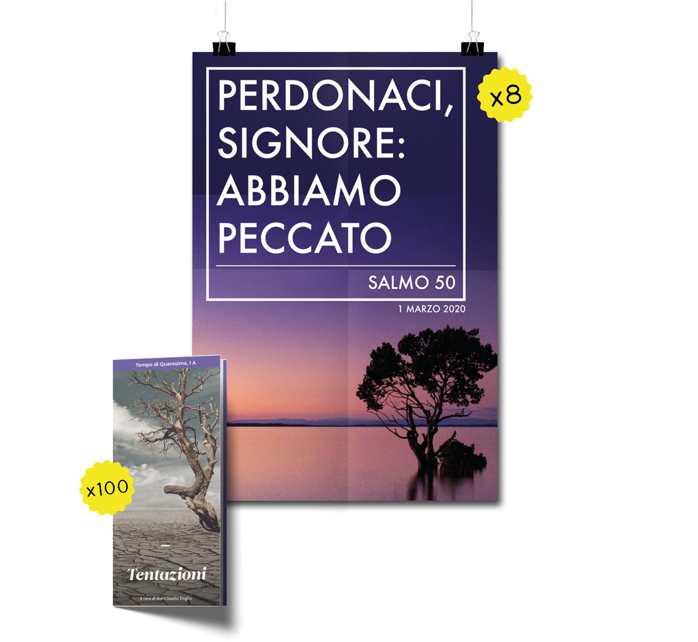 poster + depliant + offerta 3
